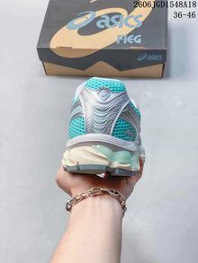 ASICS GEL-KAYANO 12.1 Running Shoes, Silver Turquoise