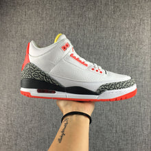 Jordan 3 White Red Yellow Black Sneakers