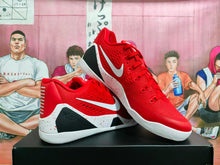 Red Basketball Sneakers with White and Black Details