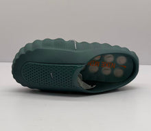 Nike Dark Green Slides with Orange Sole Details