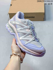 Salomon XT-Quest ATHR Trail Sneakers in Silver and Lavender