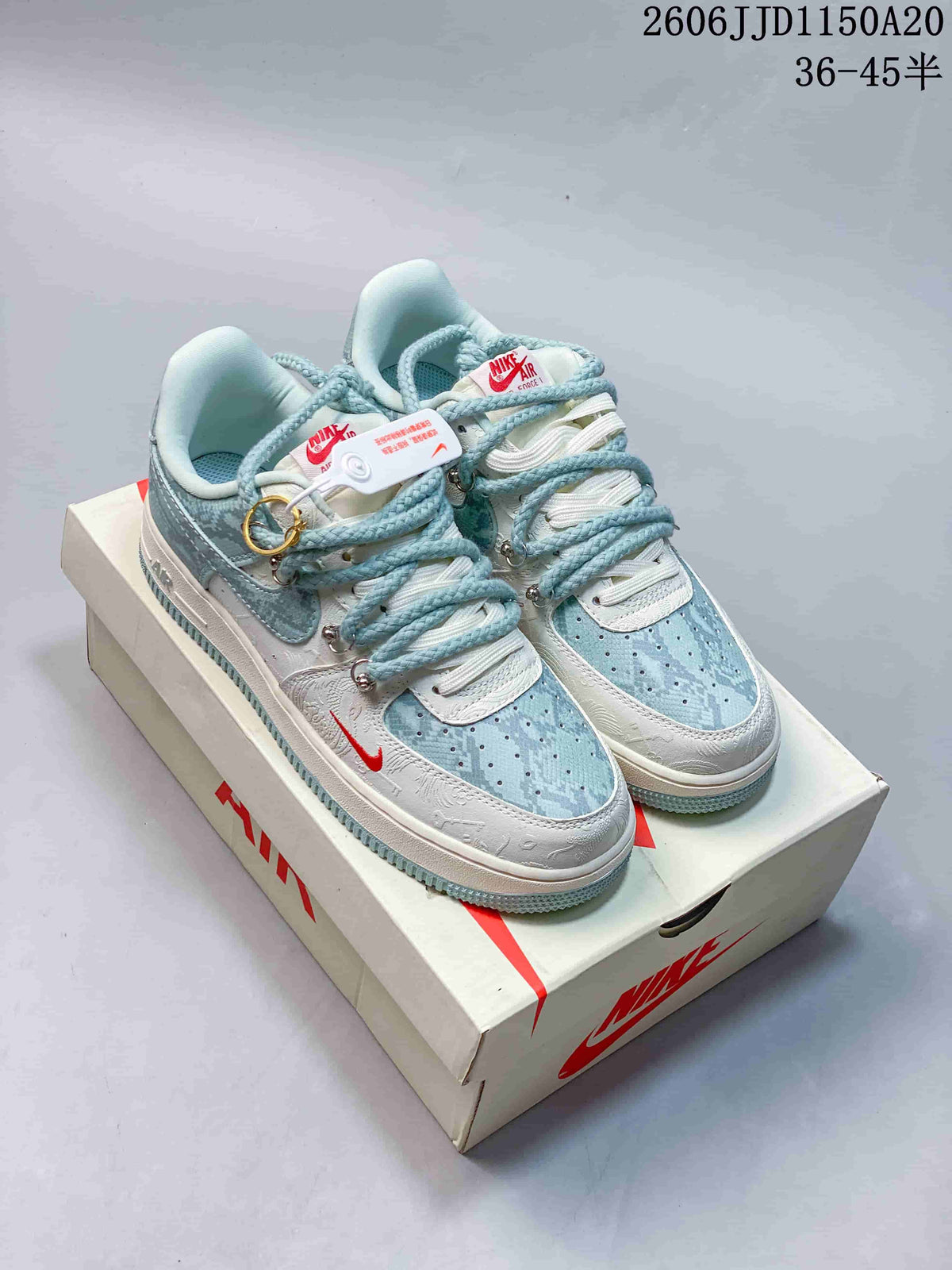 Nike Air Force 1 '07 Low Sneakers in Blue and White