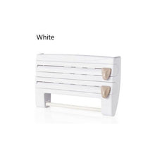 4-In-1 Kitchen Wall-Mount Roll Holder Dispenser