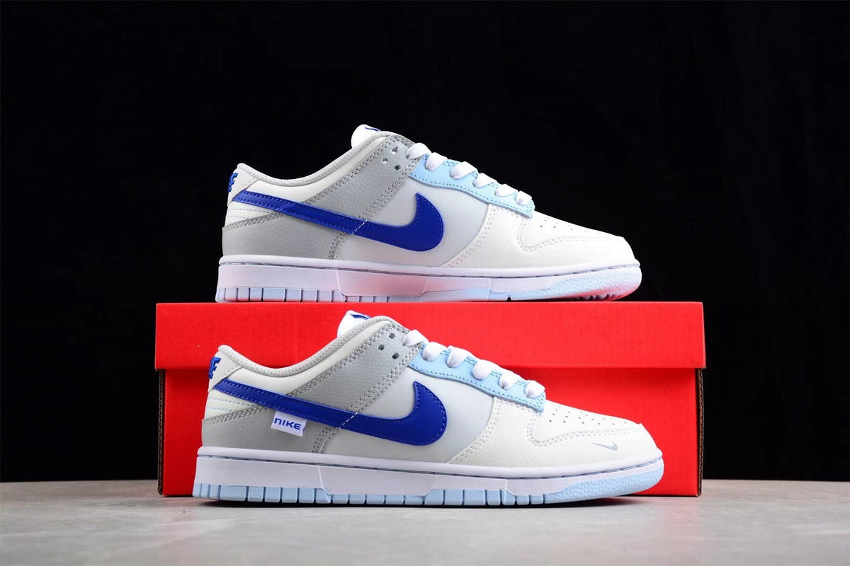 Nike SB FB1843-141 Low-Top Sneakers White Blue