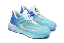 Nike Basketball Shoes in Aqua Blue and White, Style 885-6