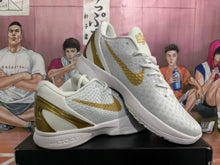 Nike Zoom White Gold Basketball Sneakers