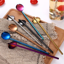 Colorful Creative Stainless Steel Stirring Spoon (Set)