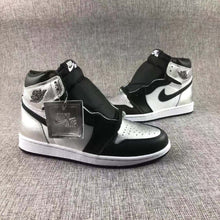 Jordan Air Jordan 1 Silver Toe High-Top Sneakers Black Silver