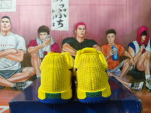 Nike LeBron Basketball Shoes in Yellow and Blue