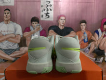 Nike Zoom Basketball Shoes in Gray Green and Volt