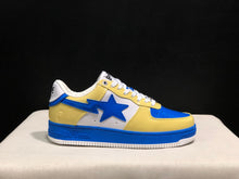 BAPE STA Low-Top Sneakers Blue and Yellow