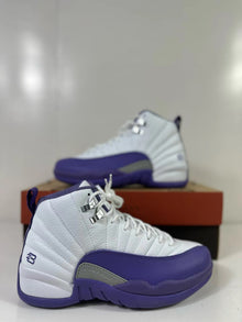 Air Jordan 12 Retro White Purple Sneakers CT8013-150