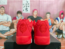 Nike Red and White Basketball Sneakers