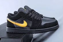 Jordan Air Jordan 1 Low Black Yellow 553558-071 Sneakers