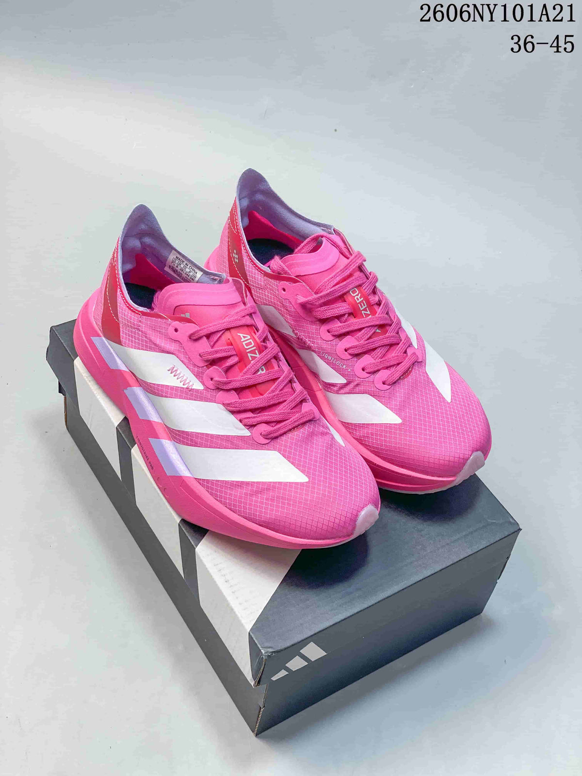 adidas Ultrabounce Running Shoes, Pink and White, 2606NY101A21