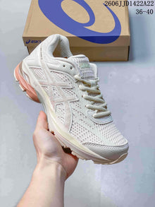ASICS GEL-FLUX Running Sneakers, Ivory and Peach