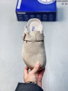 Birkenstock Beige Suede Clog Sandals Style 2511JXD124A25
