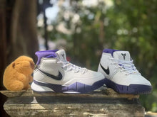 Nike Kobe 1 Kids' High-Top Sneakers White and Purple