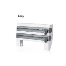 4-In-1 Kitchen Wall-Mount Roll Holder Dispenser