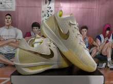 Nike Basketball Sneakers White Yellow Gold