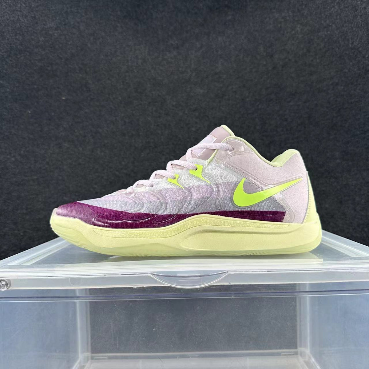 Nike Pink Purple Green Basketball Sneakers
