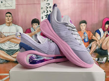 Pink and Lavender Basketball Sneakers