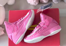 Nike LeBron 10 Pink Kids High-Top Basketball Shoes