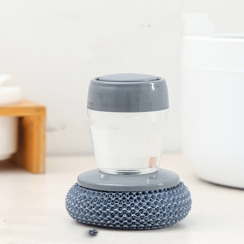 Kitchen Soap Dispensing Sponge Brush