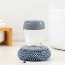Kitchen Soap Dispensing Sponge Brush