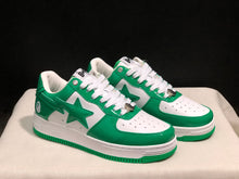 BAPE STA Low-Top Sneakers White and Green