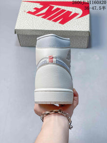 Jordan Air Jordan 1 High Sneakers in White and Grey