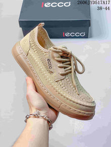 ECCO Mesh Lace-Up Sneakers, Beige, 06JYD517A17