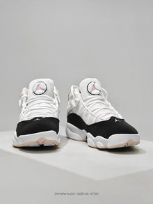 Jordan White Black Pink High-Top Sneakers
