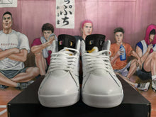 Jordan 6 Retro White and Yellow High-Top Sneakers