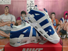 Nike White and Blue Sneakers