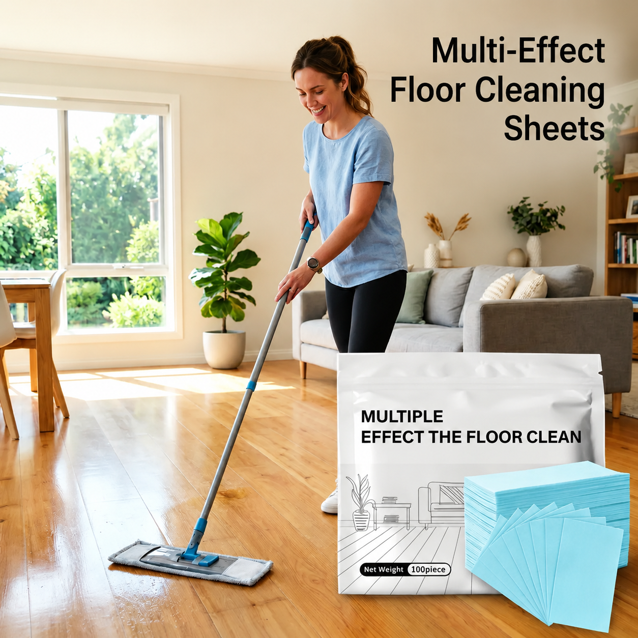 Eco-Friendly Multi-Surface Floor Cleaner Tablets – Deep Cleaning & Floor Protection