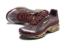 Nike Air Max Plus VII Sneakers Burgundy Silver Gold