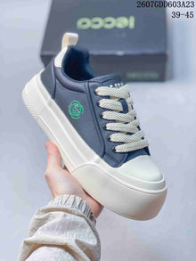ECCO Navy and White Casual Sneakers 2607GDD603A23