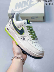 Nike Air Force 1 '07 Low White Navy Volt Sneakers
