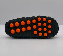Nike Black Slides with Orange Pod Sole