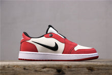 Nike Red White Black Low-Top Sneakers with Reflective Buttons