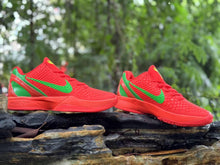 Nike Kobe 6 Basketball Shoes in Red and Green