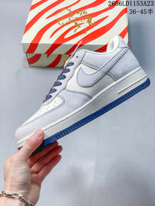 Nike Air Force 1 '07 Low White and Blue Sneakers