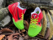 Nike Kobe 6 Basketball Shoes in Red and Volt Green