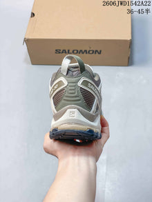 Salomon XA Pro 3D Trail Sneakers in Cream and Gray
