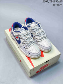Nike SB Dunk Low Sneakers in White, Gray and Navy Styles