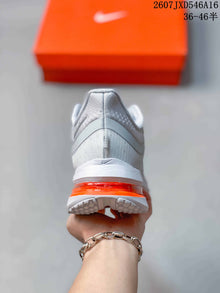 Nike Adult Sneakers White Gray Orange