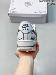 Nike Air Force 1 ’07 Low White Graphic Sneakers
