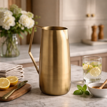 Artisan Brass Pitcher