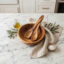 Olive Wood Salad Bowl